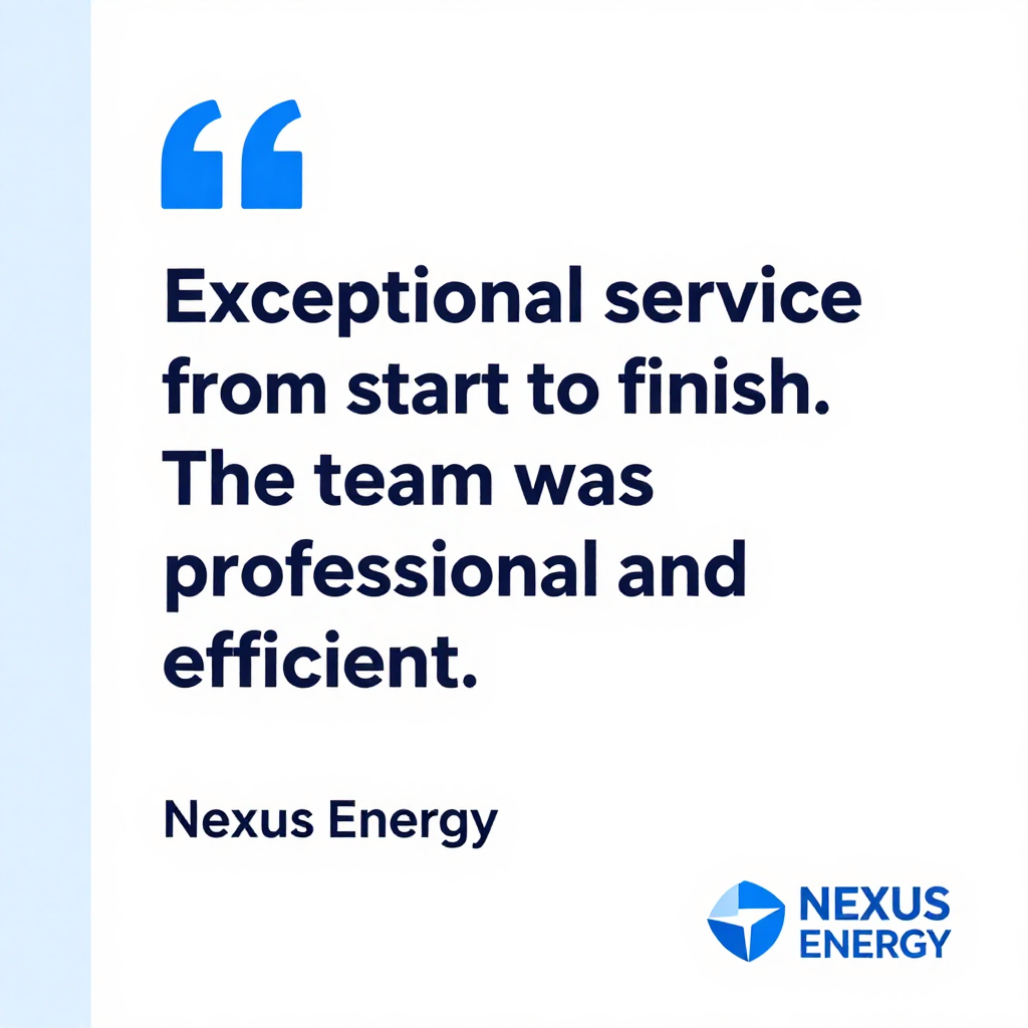 Customer Testimonial